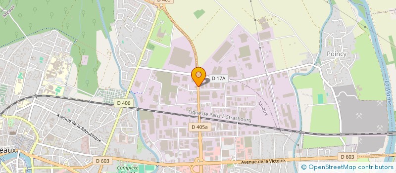 localisation de l'entreprise RYWAN à MEAUX