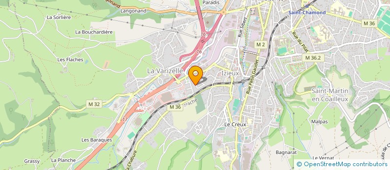 localisation de l'entreprise RYWORK ACADEMIE à SAINT-CHAMOND