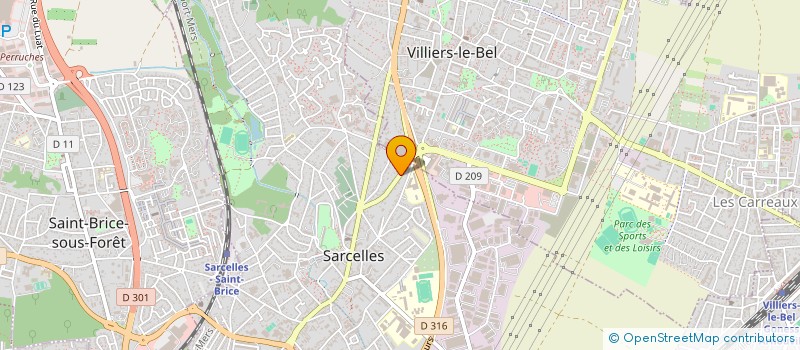 localisation de l'entreprise RYZ INFORMATIQUE à SARCELLES