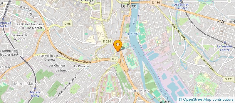 localisation de l'entreprise RZ  LE PECQ