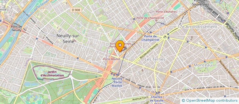 localisation de l'entreprise RZ CONSULTING à NEUILLY-SUR-SEINE