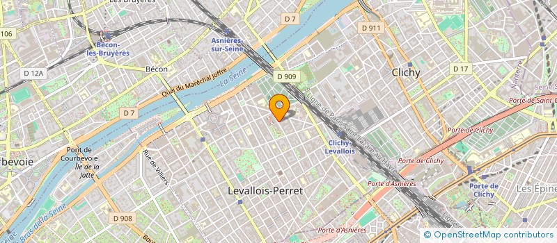 localisation de l'entreprise RZ CONSULTING à LEVALLOIS PERRET