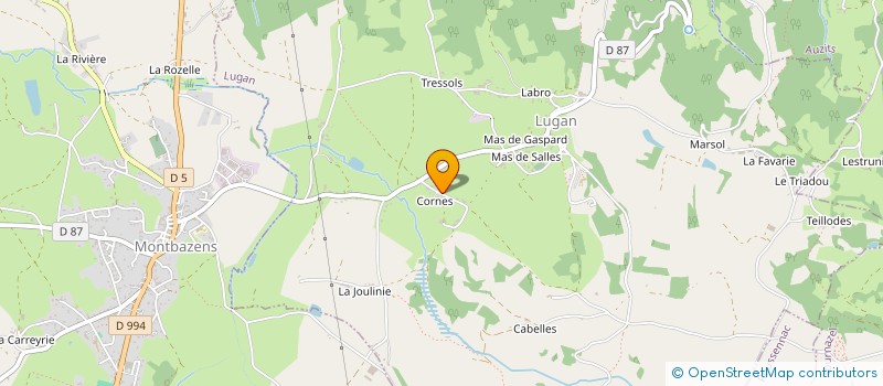 localisation de l'entreprise RZ CREW  LUGAN