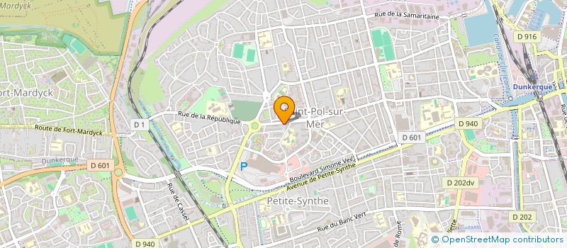 localisation de l'entreprise RZ IMMO à DUNKERQUE