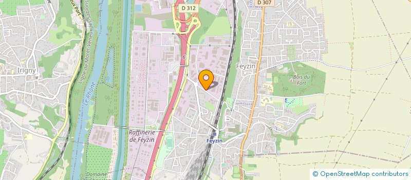 localisation de l'entreprise RZ MACONNERIE  FEYZIN