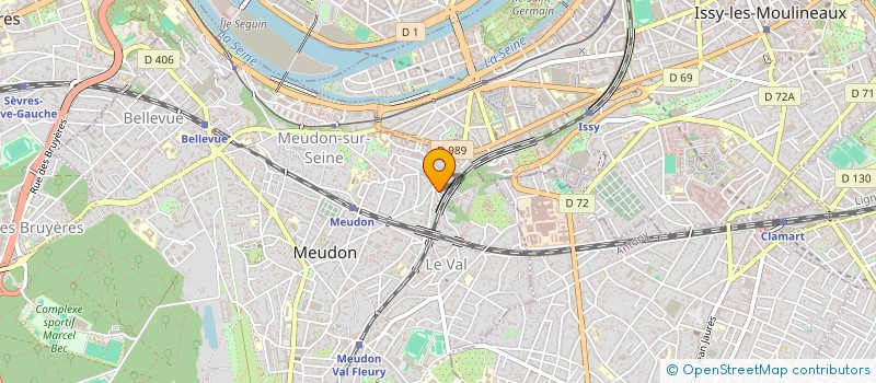 localisation de l'entreprise RZ PARTNERS  MEUDON