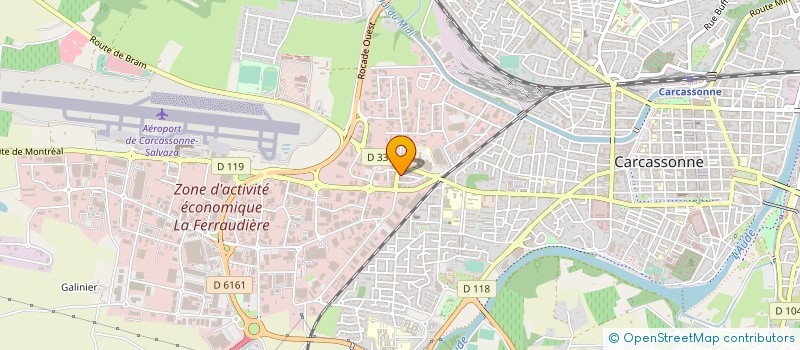 localisation de l'entreprise RZ PIZZA DISTRIBUTION à CARCASSONNE