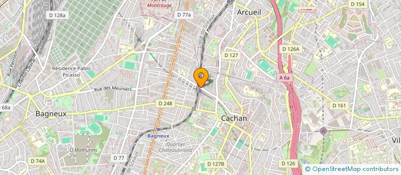 localisation de l'entreprise RZAM  CACHAN