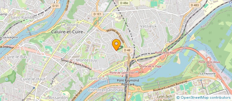 localisation de l'entreprise RZH CONSULTING  CALUIRE-ET-CUIRE