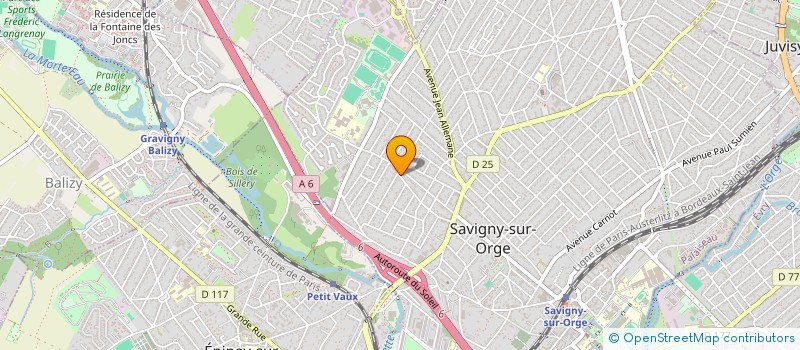 localisation de l'entreprise RZK à SAVIGNY-SUR-ORGE