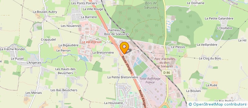 localisation de l'entreprise RZN IMMO  VERN-SUR-SEICHE