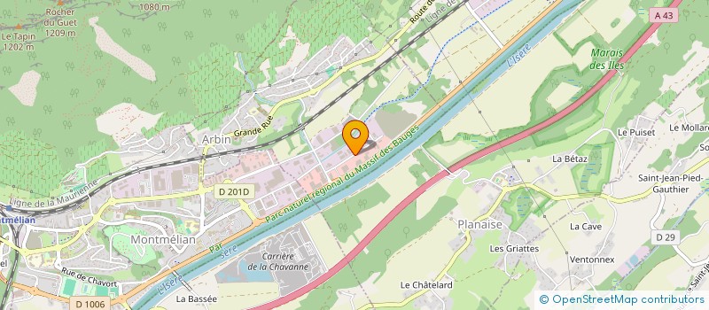 localisation de l'entreprise RZR SERVICES  ARBIN