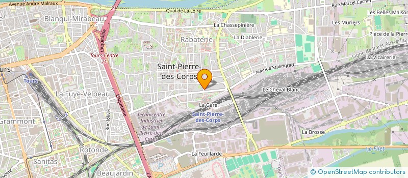 localisation de l'entreprise S.19  SAINT-PIERRE-DES-CORPS