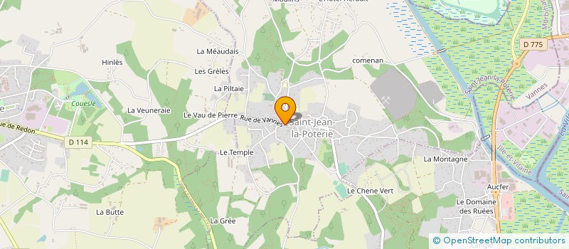 localisation de l'entreprise S.2.A  SAINT-JEAN-LA-POTERIE