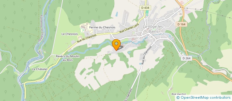 localisation de l'entreprise S 2 C  LA VOGE-LES-BAINS