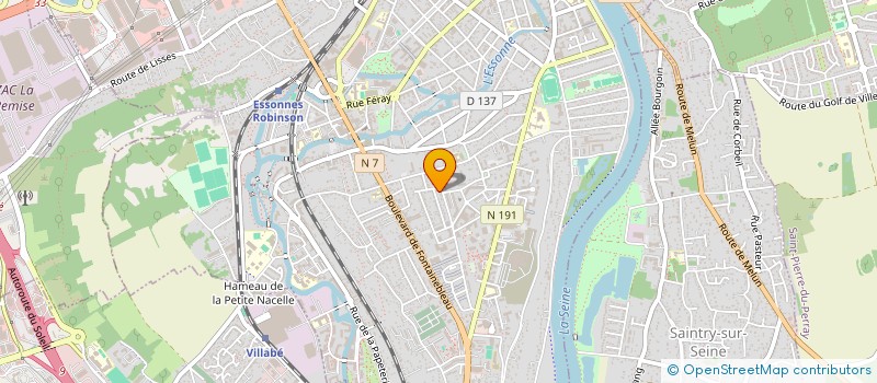 localisation de l'entreprise S 2 D TRANSPORT à CORBEIL-ESSONNES