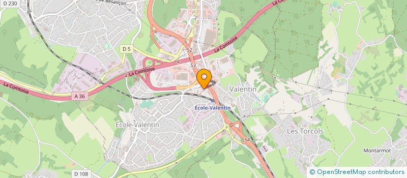 localisation de l'entreprise S 2 H à ECOLE-VALENTIN