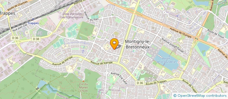 localisation de l'entreprise S 2 L à MONTIGNY-LE-BRETONNEUX