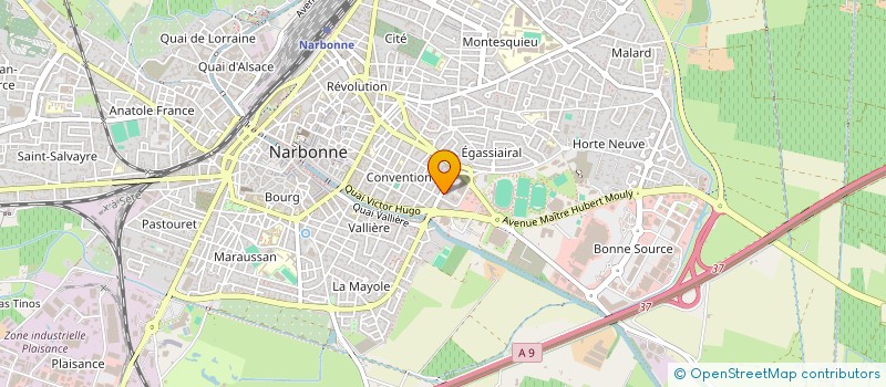 localisation de l'entreprise S 2 M à NARBONNE