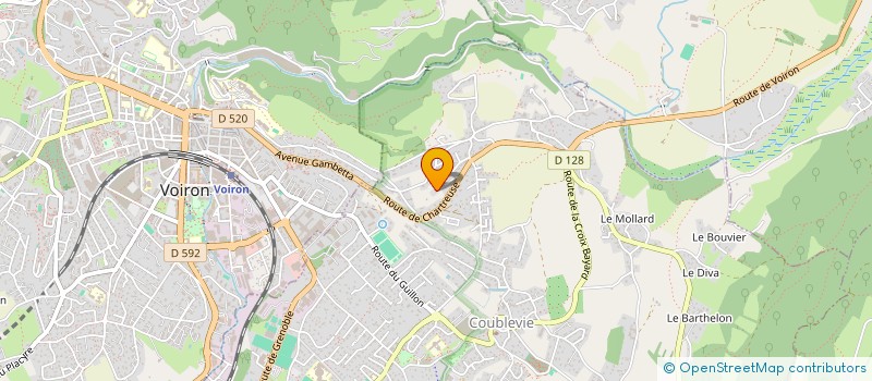 localisation de l'entreprise S 2 M à COUBLEVIE