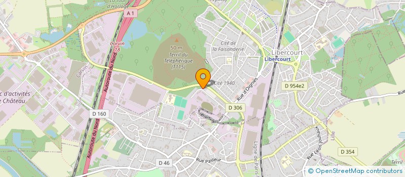 localisation de l'entreprise S 2 N C  LIBERCOURT