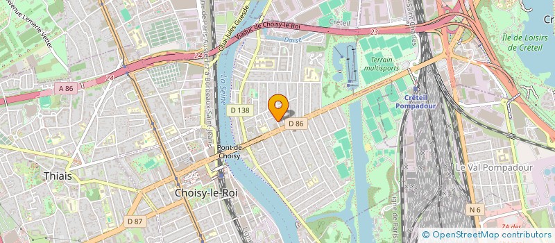 localisation de l'entreprise S 2 P à CHOISY-LE-ROI