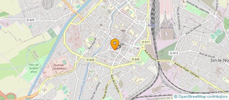 localisation de l'entreprise S.2L PLUS à DOUAI