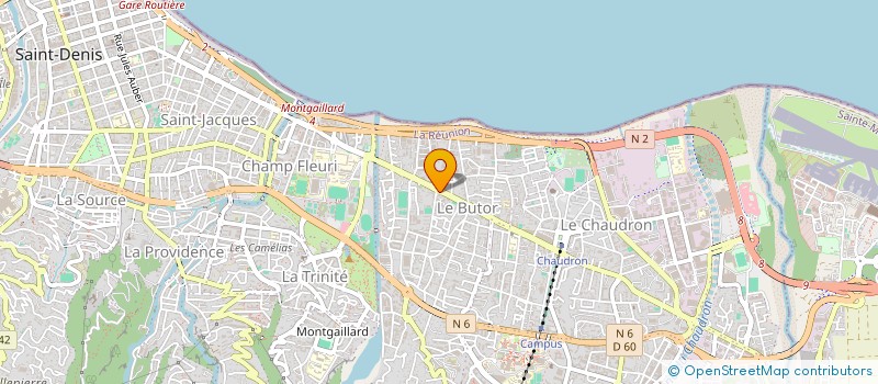 localisation de l'entreprise S.4.  SAINT-DENIS