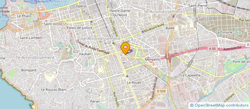 localisation de l'entreprise S à MARSEILLE 6EME