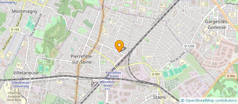 localisation de l'entreprise S  PIERREFITTE-SUR-SEINE