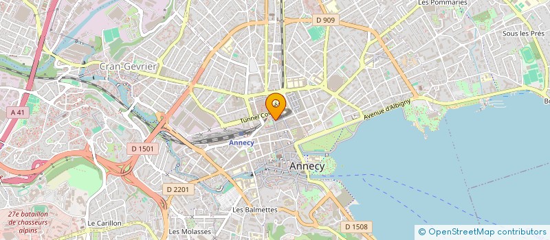 localisation de l'entreprise S A 2 B à ANNECY