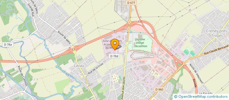 localisation de l'entreprise S A 2 I à LAVAU