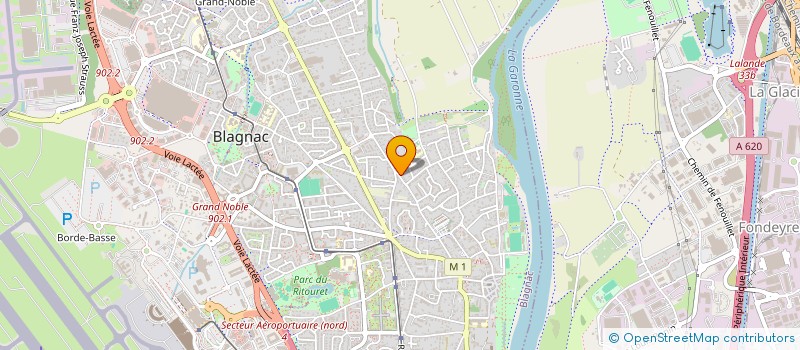 localisation de l'entreprise S&A  BLAGNAC