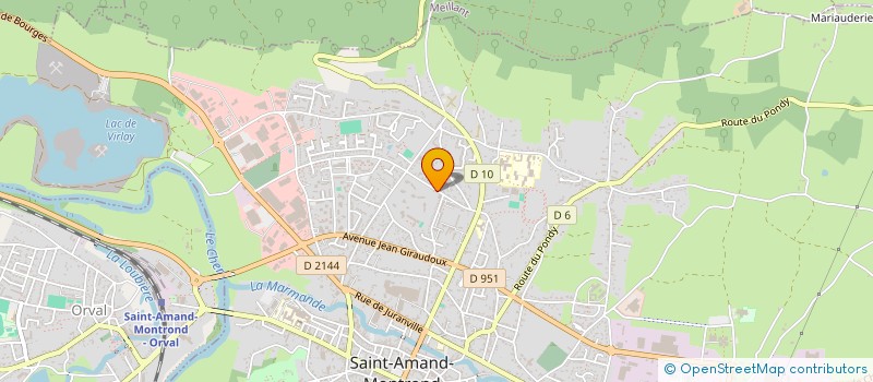 localisation de l'entreprise S&A  SAINT-AMAND-MONTROND