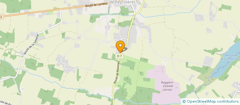 localisation de l'entreprise S&A  SAINTE-FOY-DE-PEYROLIERES