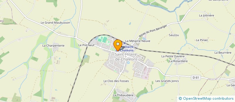 localisation de l'entreprise S&A  SAINT-HILAIRE-DE-CHALEONS