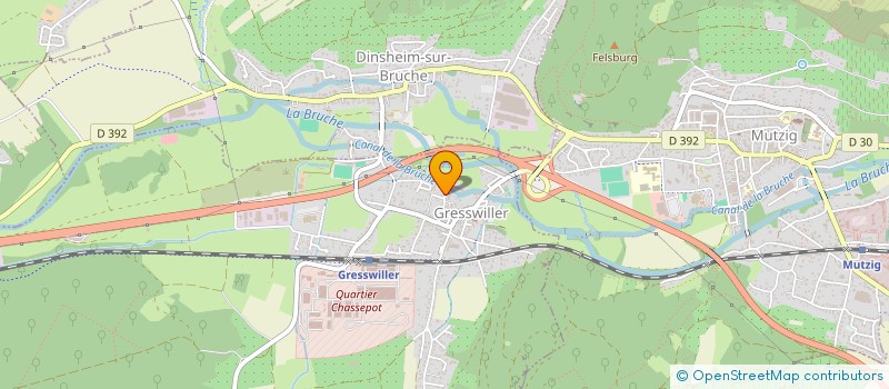 localisation de l'entreprise S&A  GRESSWILLER