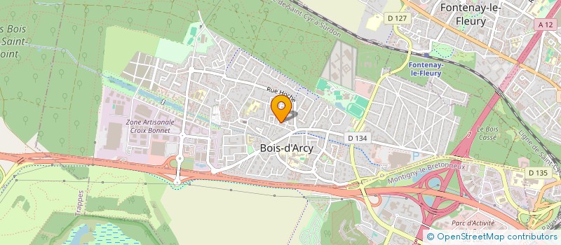 localisation de l'entreprise S.A.A.  BOIS-D'ARCY