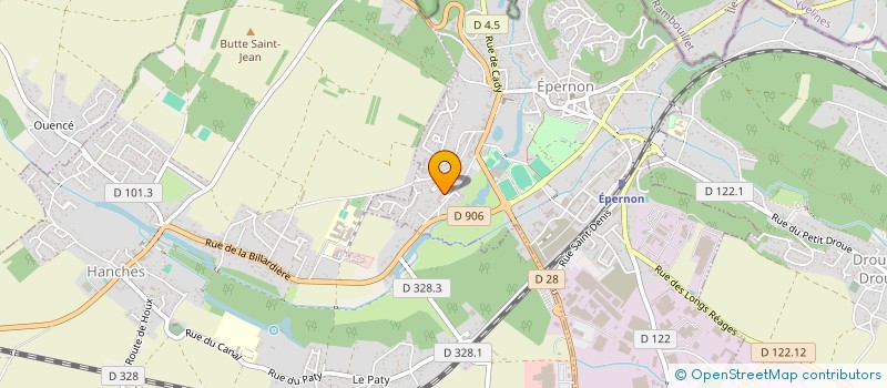 localisation de l'entreprise S A A A à EPERNON
