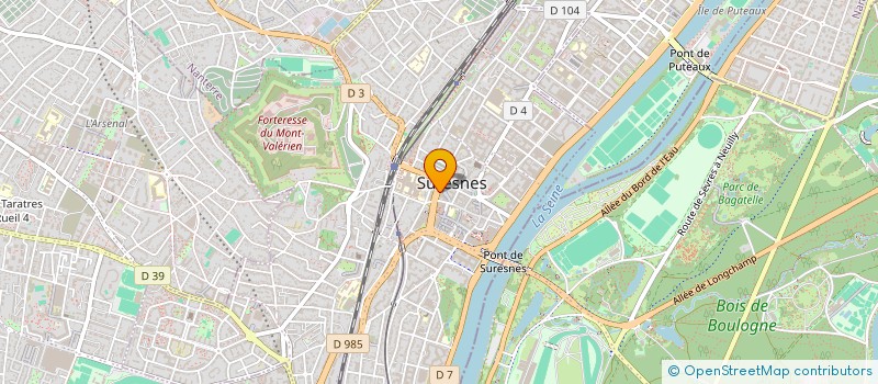 localisation de l'entreprise S.A.A.D AIDE A DOMICILE à SURESNES