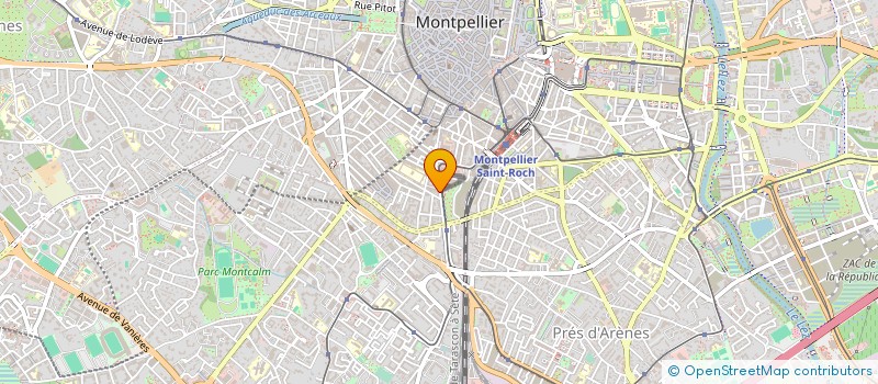 localisation de l'entreprise S.A.A.J. FORME à MONTPELLIER