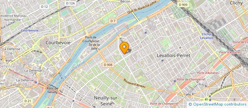 localisation de l'entreprise S.A. AGRICOLE DU BLIZON à NEUILLY-SUR-SEINE