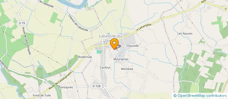 localisation de l'entreprise S.A ALMECA à LABASTIDE-DU-TEMPLE