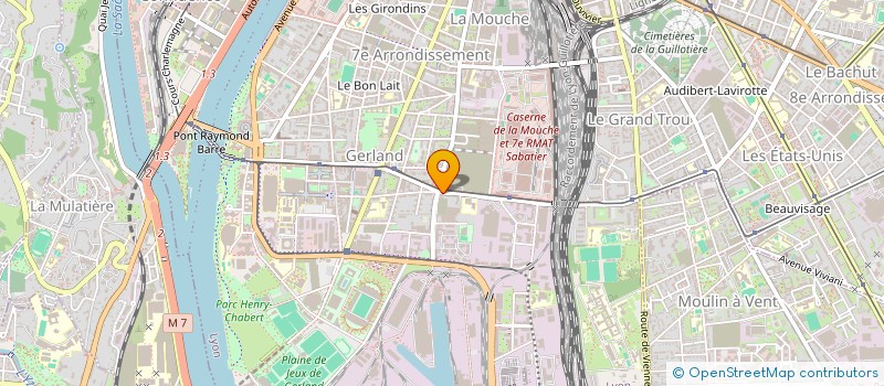 localisation de l'entreprise S & A ASAR  LYON