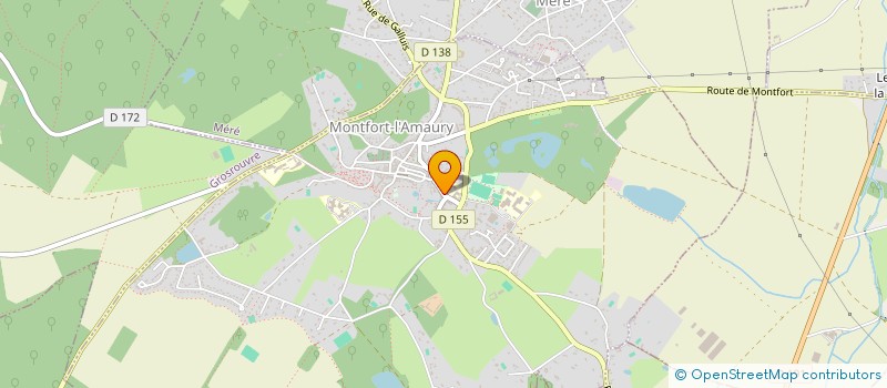 localisation de l'entreprise S A AUBERGE DE LA MOUTIERE  MONTFORT-L'AMAURY