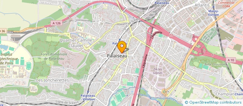localisation de l'entreprise S&A AUTO MOTO à PALAISEAU