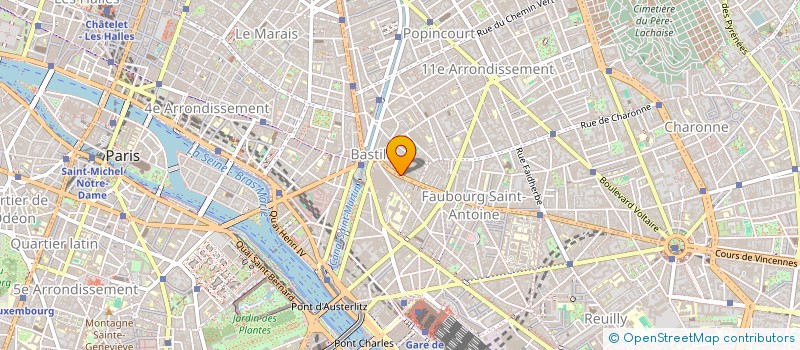 localisation de l'entreprise S A B  PARIS 11