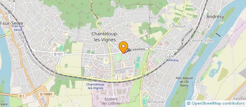 localisation de l'entreprise S.A.B DISTRIBUTION à CHANTELOUP-LES-VIGNES