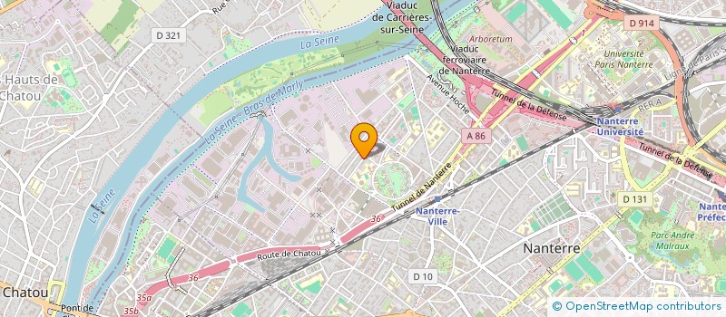 localisation de l'entreprise S.A.B. PLOMBERIE  NANTERRE