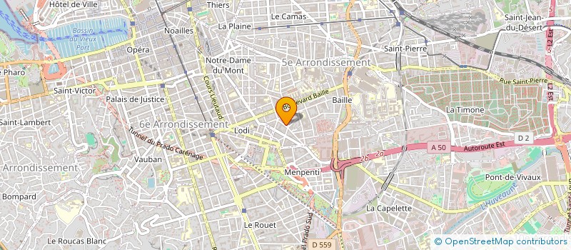 localisation de l'entreprise S.A.B.R.INVEST  MARSEILLE